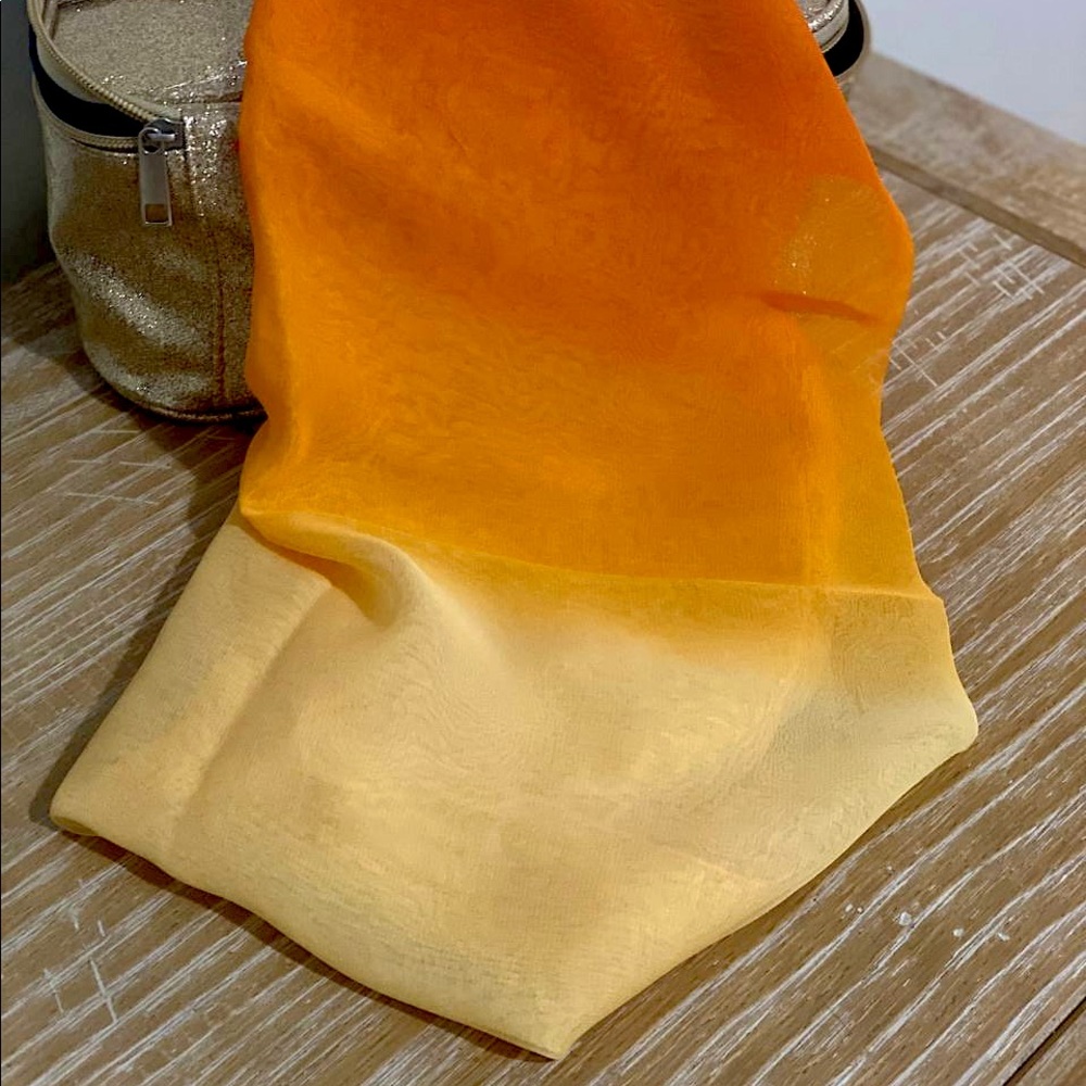 Pantonight scarf (bicolor - orange; yellow)